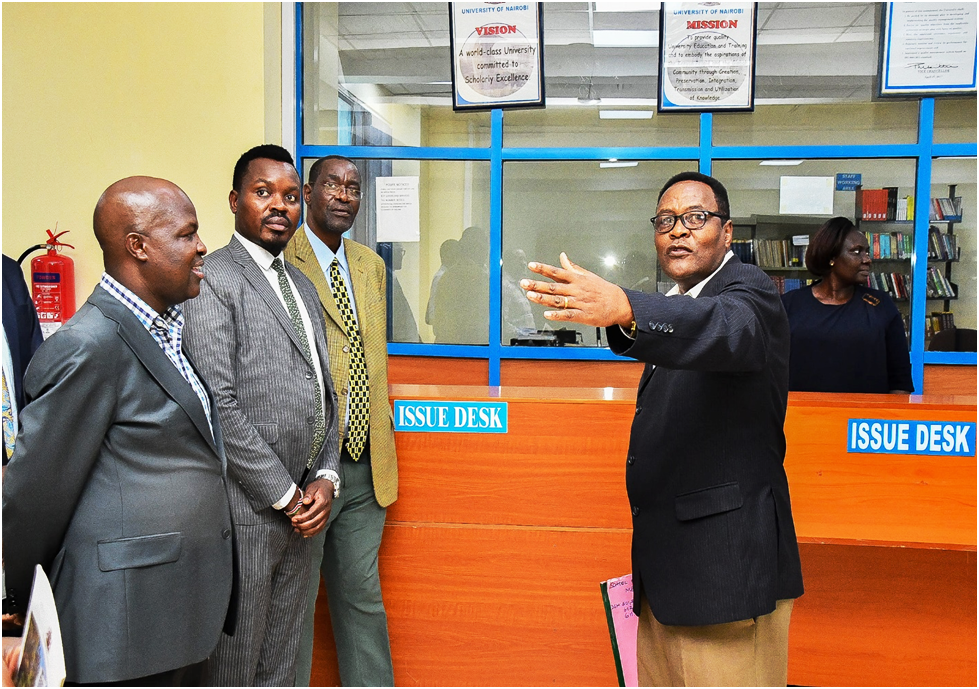 Kisumu Deputy Governor Dr Mathews Owili Visits Kisumu Campus Library kisumu-deputy-governor-dr-mathews-owili-visits-kisumu-campus-library